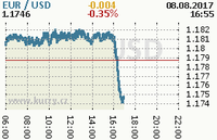 Online graf kurzu usd/eur