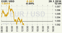 Online graf kurzu USD/EUR
