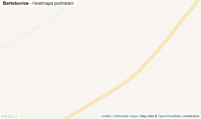 Mapa Bartošovice - Firmy v obci.