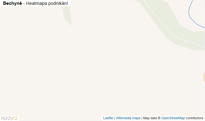 Mapa Bechyně - Firmy v obci.