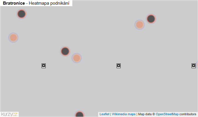 Mapa Bratronice - Firmy v obci.