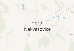 Horní Nakvasovice v obci Bušanovice - mapa části obce