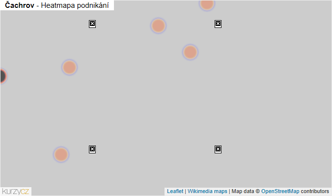 Mapa Čachrov - Firmy v obci.