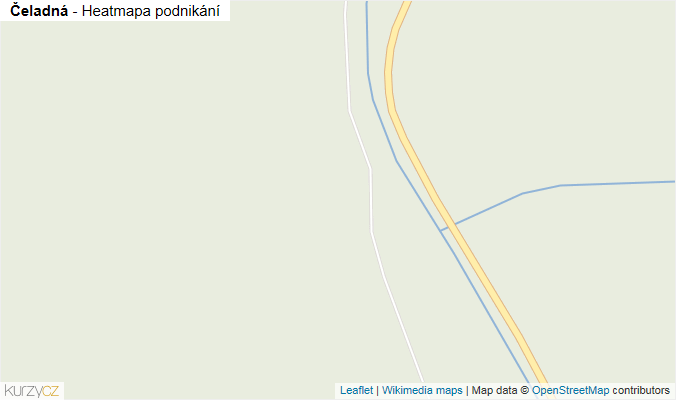 Mapa Čeladná - Firmy v obci.