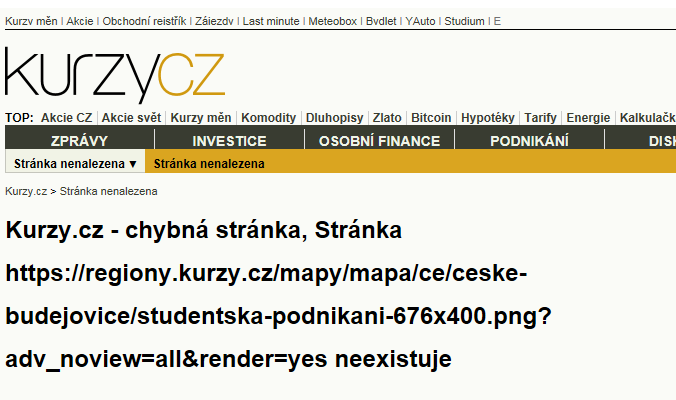 Mapa Studentská - Firmy v ulici.