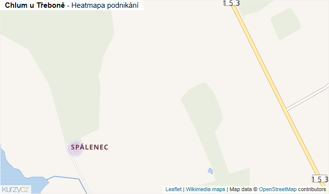 Mapa Chlum u Třeboně - Firmy v obci.