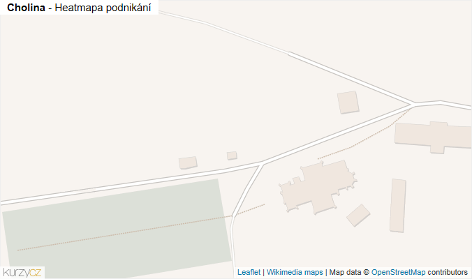 Mapa Cholina - Firmy v obci.