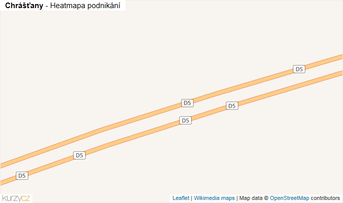 Mapa Chrášťany - Firmy v obci.