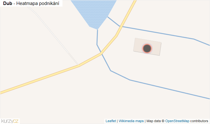 Mapa Dub - Firmy v obci.