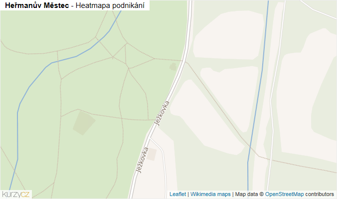 Mapa Heřmanův Městec - Firmy v obci.