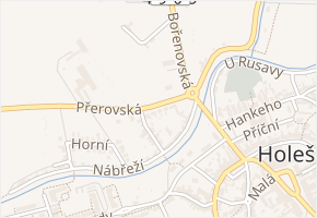 Přerovská v obci Holešov - mapa ulice