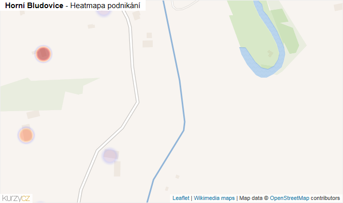 Mapa Horní Bludovice - Firmy v obci.
