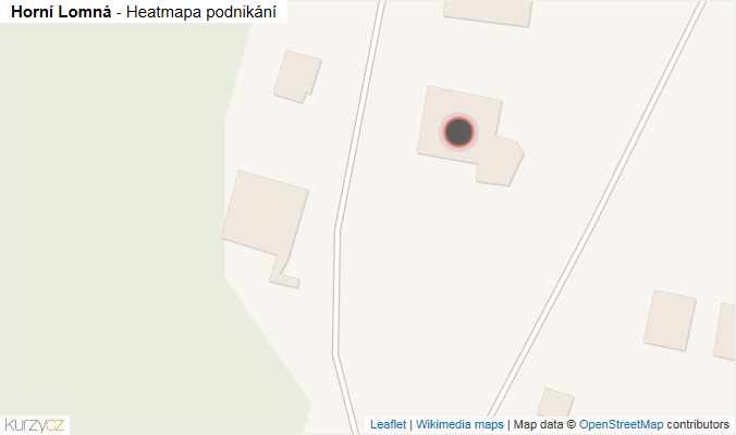 Mapa Horní Lomná - Firmy v obci.