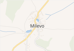 Milevo v obci Kladruby - mapa části obce