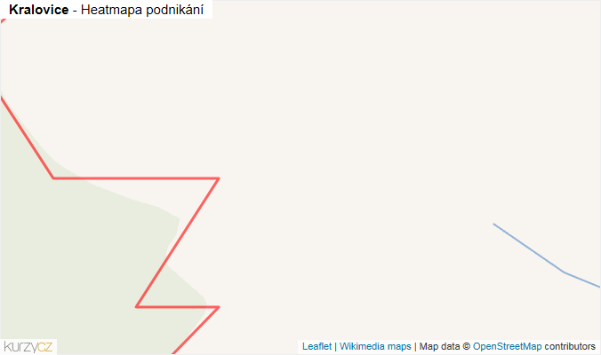 Mapa Kralovice - Firmy v obci.