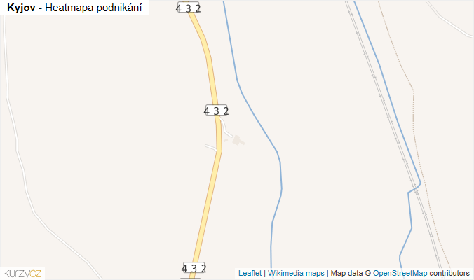 Mapa Kyjov - Firmy v obci.