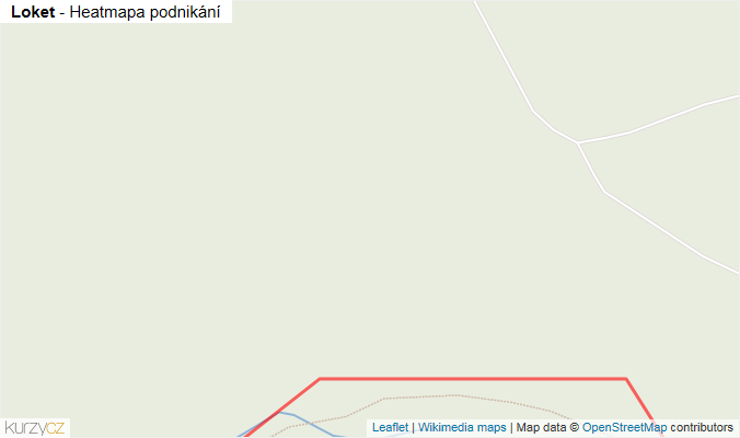 Mapa Loket - Firmy v obci.