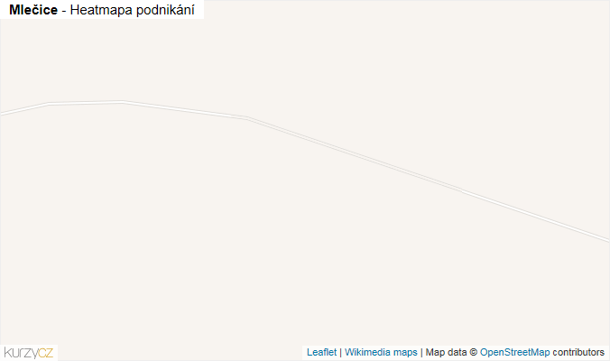 Mapa Mlečice - Firmy v obci.