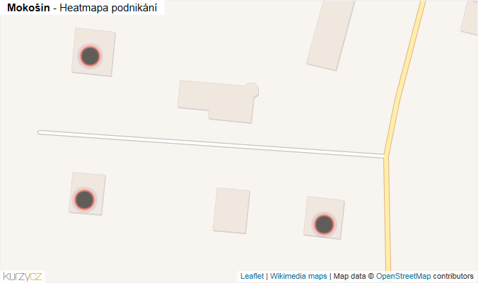 Mapa Mokošín - Firmy v obci.