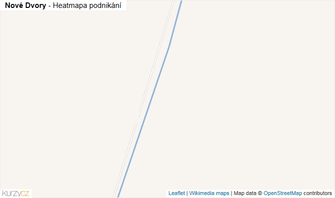 Mapa Nové Dvory - Firmy v obci.