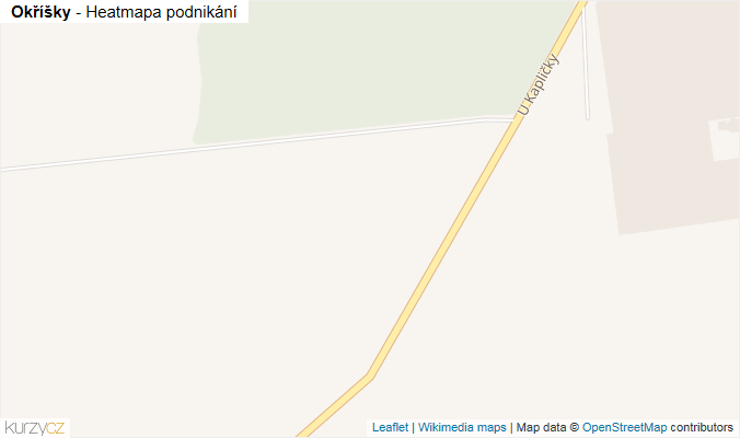 Mapa Okříšky - Firmy v obci.