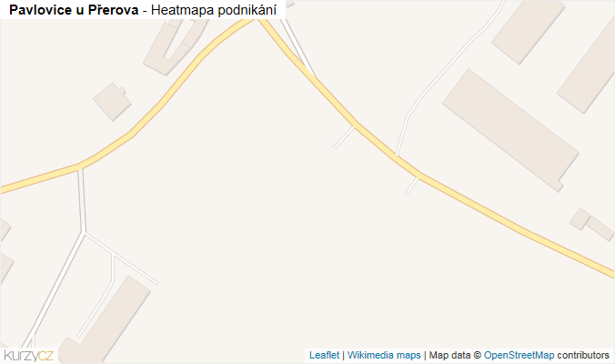 Mapa Pavlovice u Přerova - Firmy v obci.