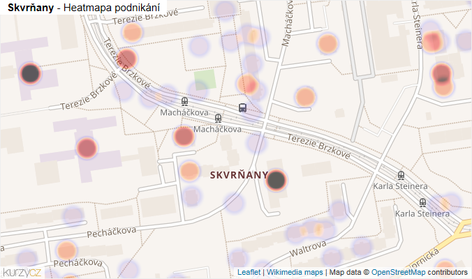 plzeň mapa ulic Skvrňany, část obce v obci Plzeň   všechny ulice | Kurzy.cz