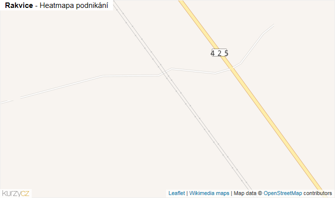 Mapa Rakvice - Firmy v obci.