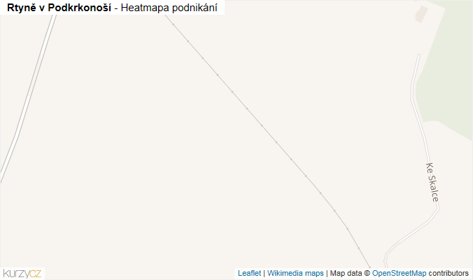 Mapa Rtyně v Podkrkonoší - Firmy v obci.
