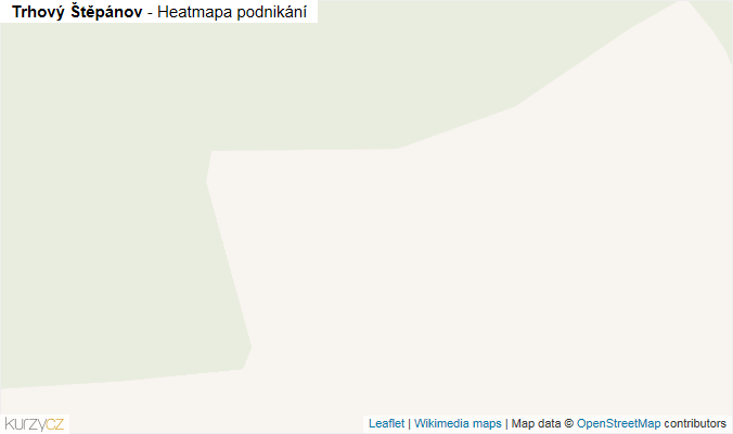 Mapa Trhový Štěpánov - Firmy v obci.