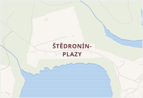 Štědronín-Plazy v obci Varvažov - mapa části obce