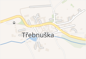Třebnuška v obci Zbiroh - mapa části obce