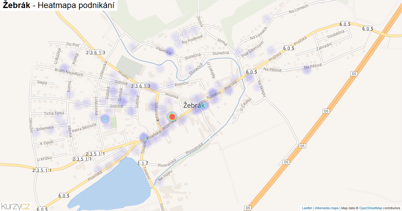 žebrák mapa Žebrák   mapy | Kurzy.cz