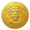 Sada zlatých mincí Český lev 2022 stand -  1/25, 1/4, 1/2, 1, 5, 10 oz, 1kg