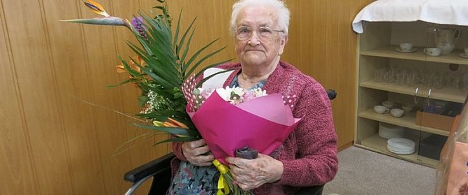 Paní Ludmila Krátká se dožila 102 let