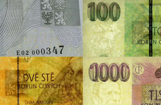 Vzácné bankovky - vadné bankovky, chybné tisky a ražby
