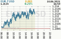 Online graf kurzu usd/eur