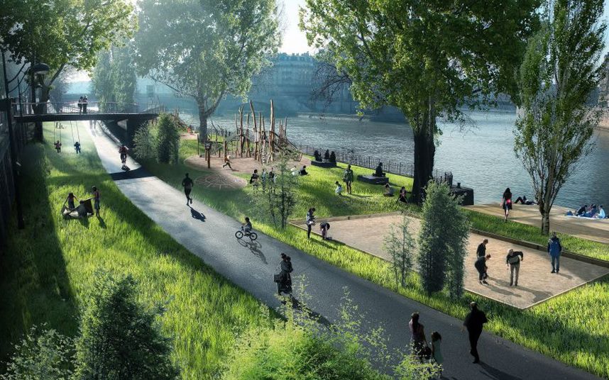 Une aire de repos à circulation limitée sera créée dans le centre de Paris