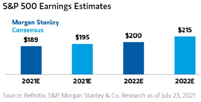 Perly týdne - odhady zisků S&P 500