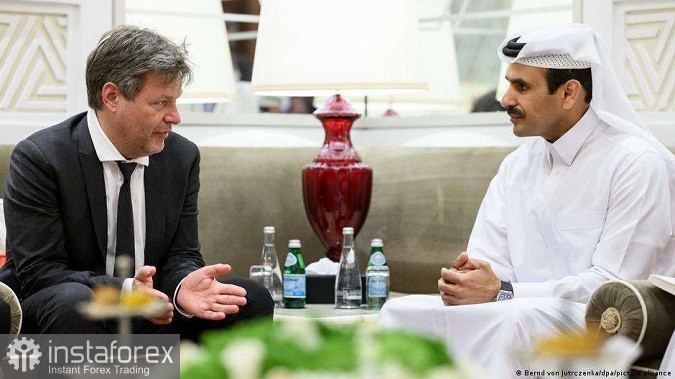 Deutschland versucht mit Katar über Gaslieferbedingungen zu verhandeln