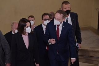 Ministr Kulhánek při jednání se Svjatlanou Cichanouskou vyjádřil podporu běloruské opozici